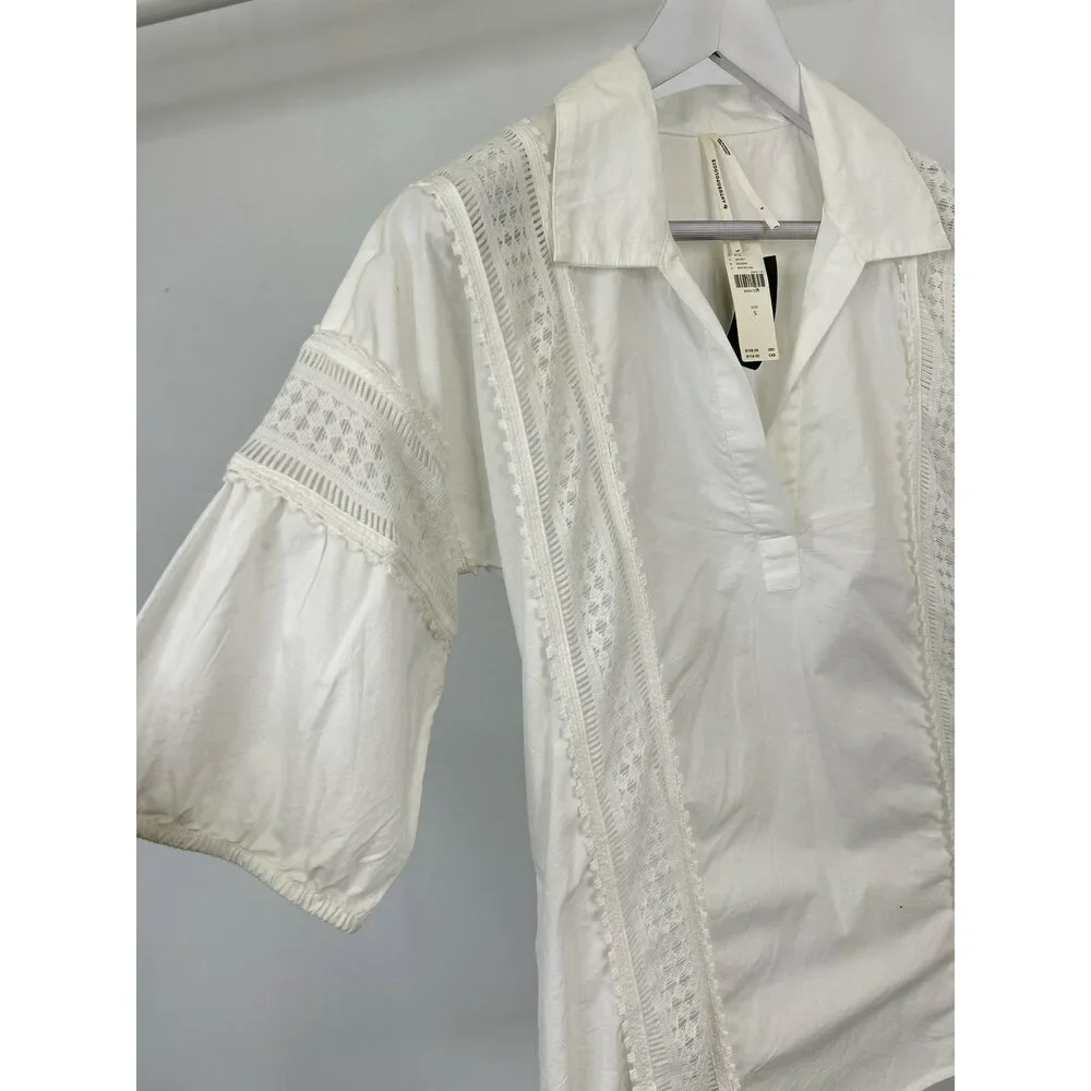 ANTHROPOLOGIE NWT Size S White Women Tunic